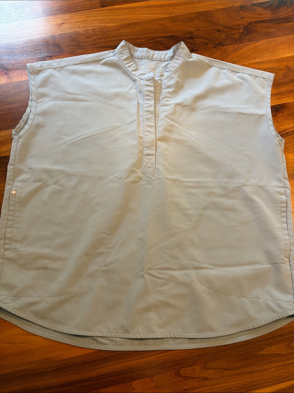 Figs Raphaela Top— Dusty Blue